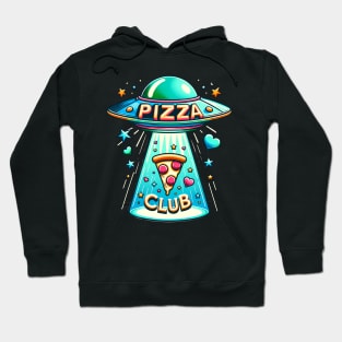 Funny Pizza Ufo, Pizza Club Hoodie